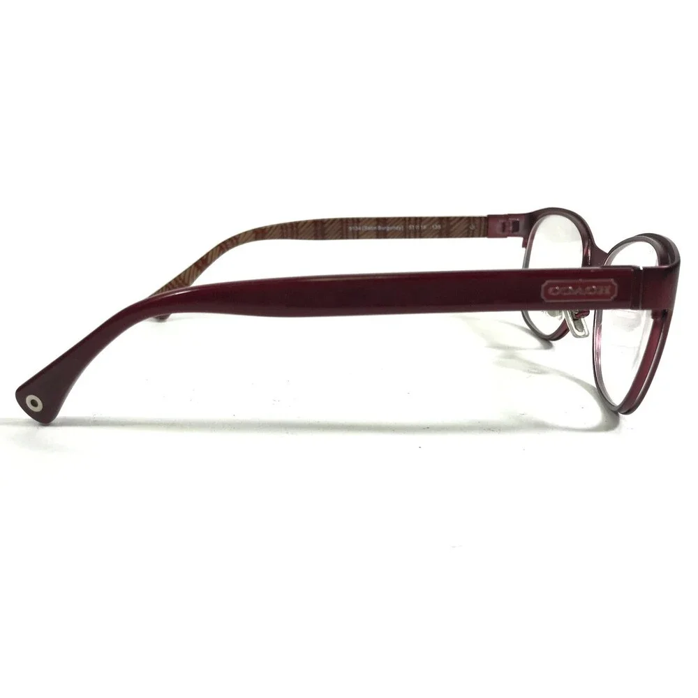 Coach Eyeglasses Frames HC 5039 Ashlyn 9134 Satin Burgundy Cat Eye 51-16-135